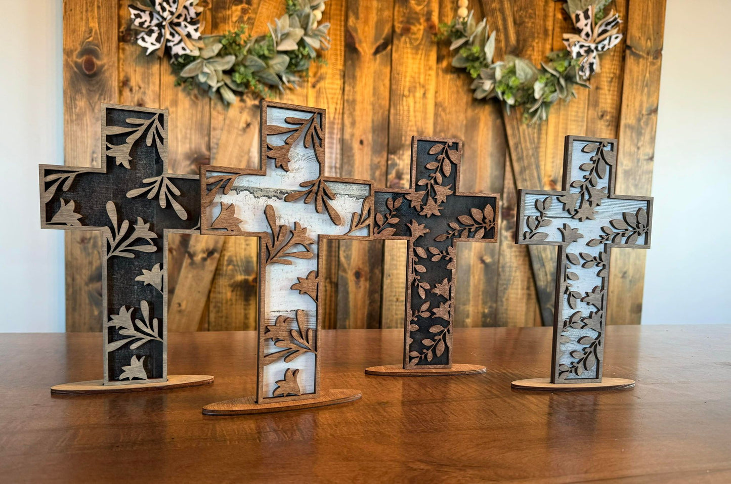 3D Decorative Standing Crosses