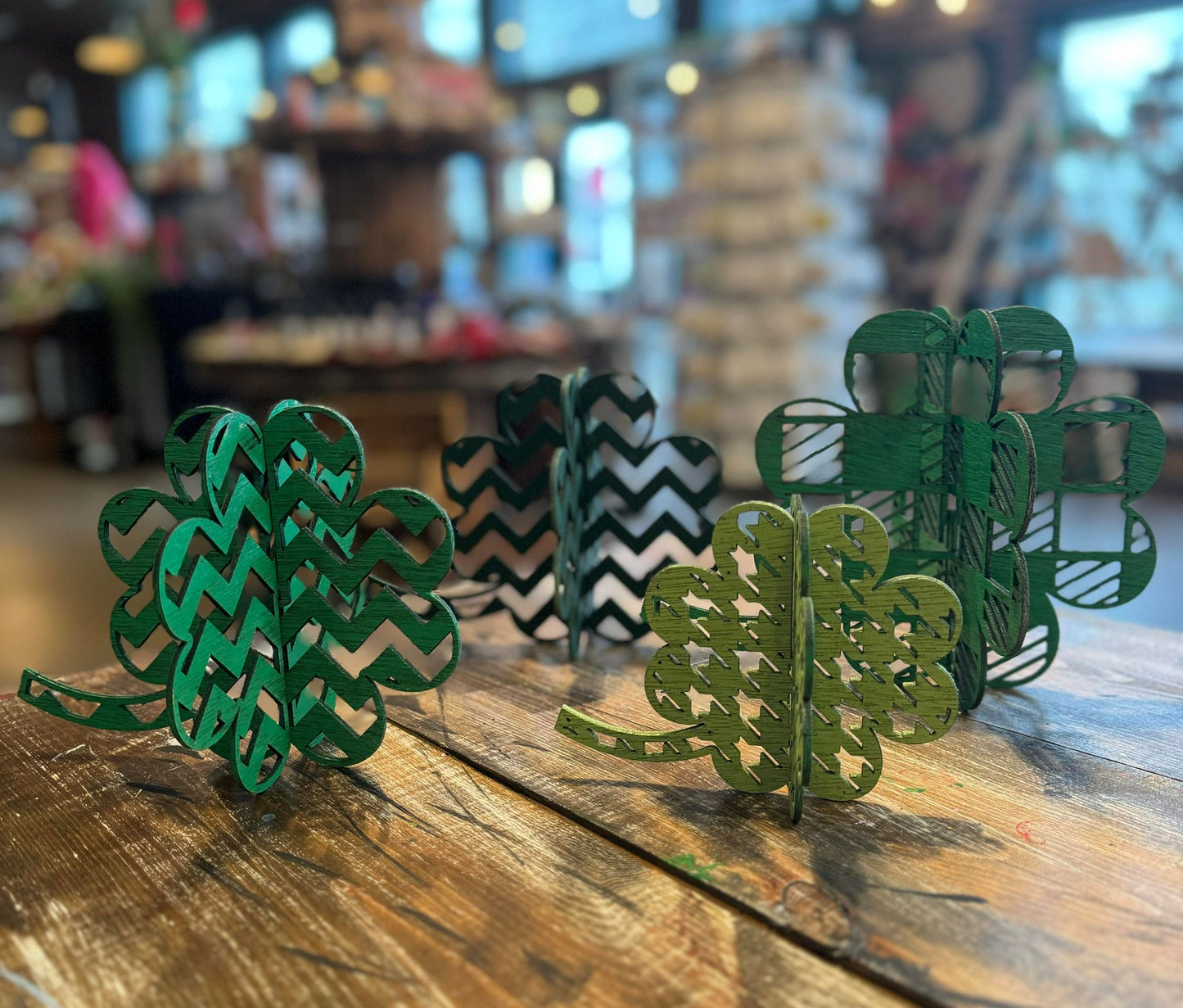 3D Decorative Clovers