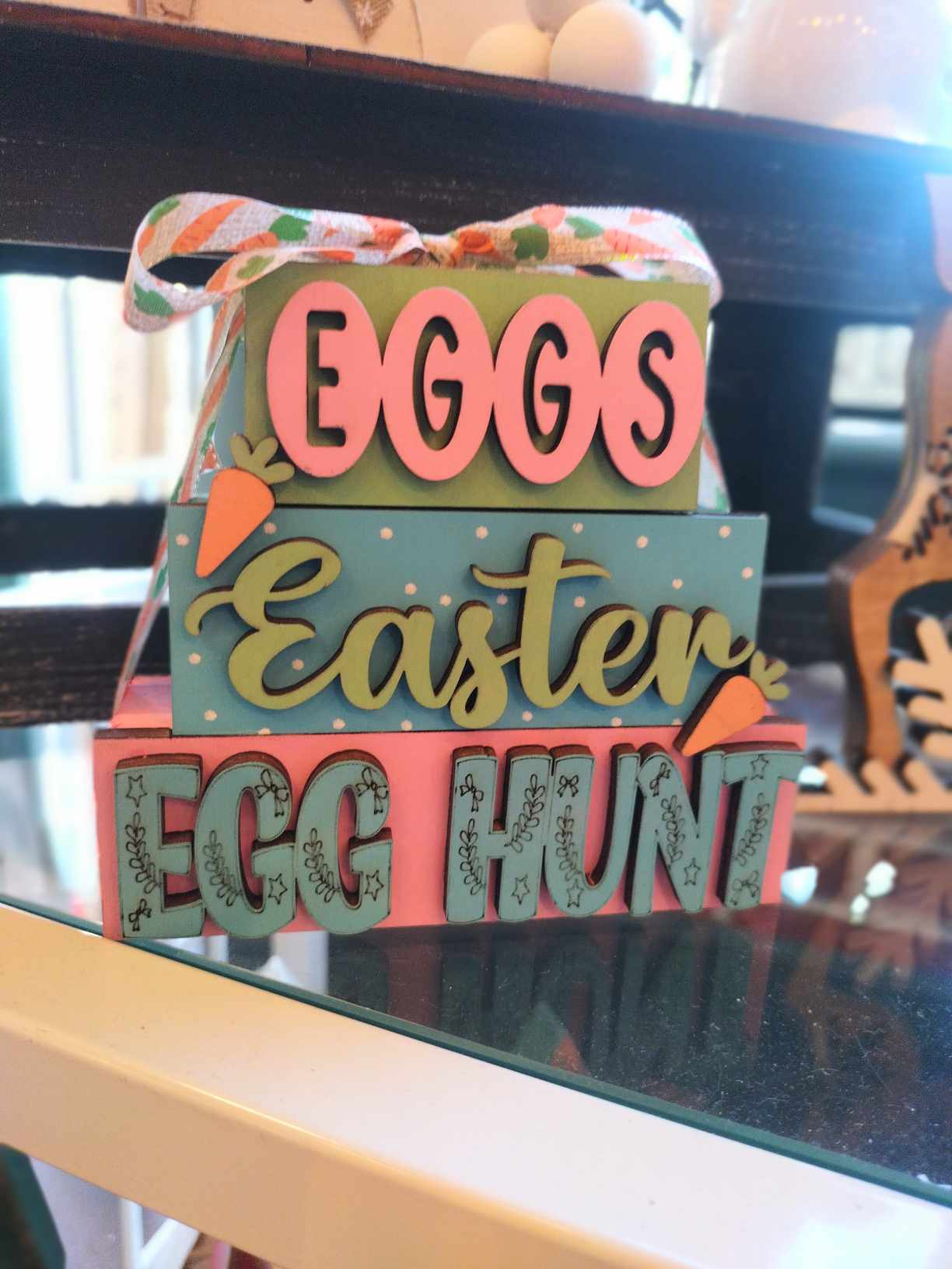 3D Boxy Book Stack - Easter