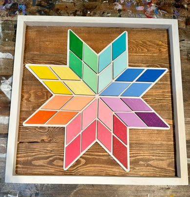 3D Barn Quilt Star