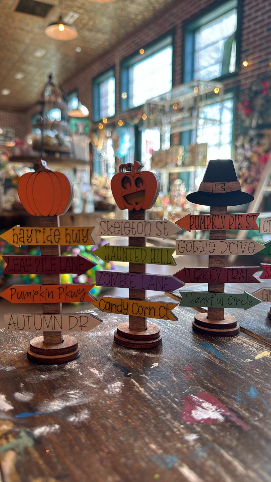 3D Seasonal MINI Directional Signs