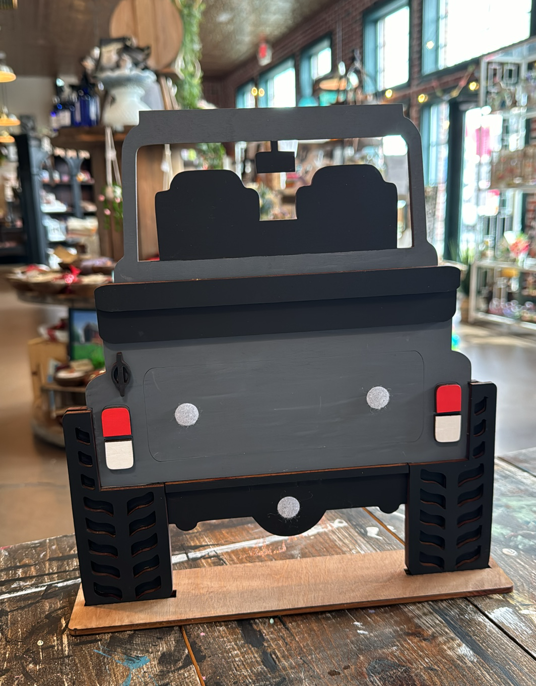 3D Interchangeable Seasonal Jeep with stand BASE ONLY