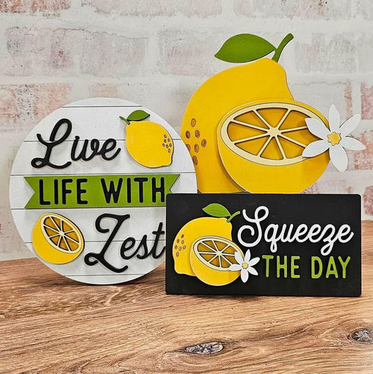 3D Lemon Trio