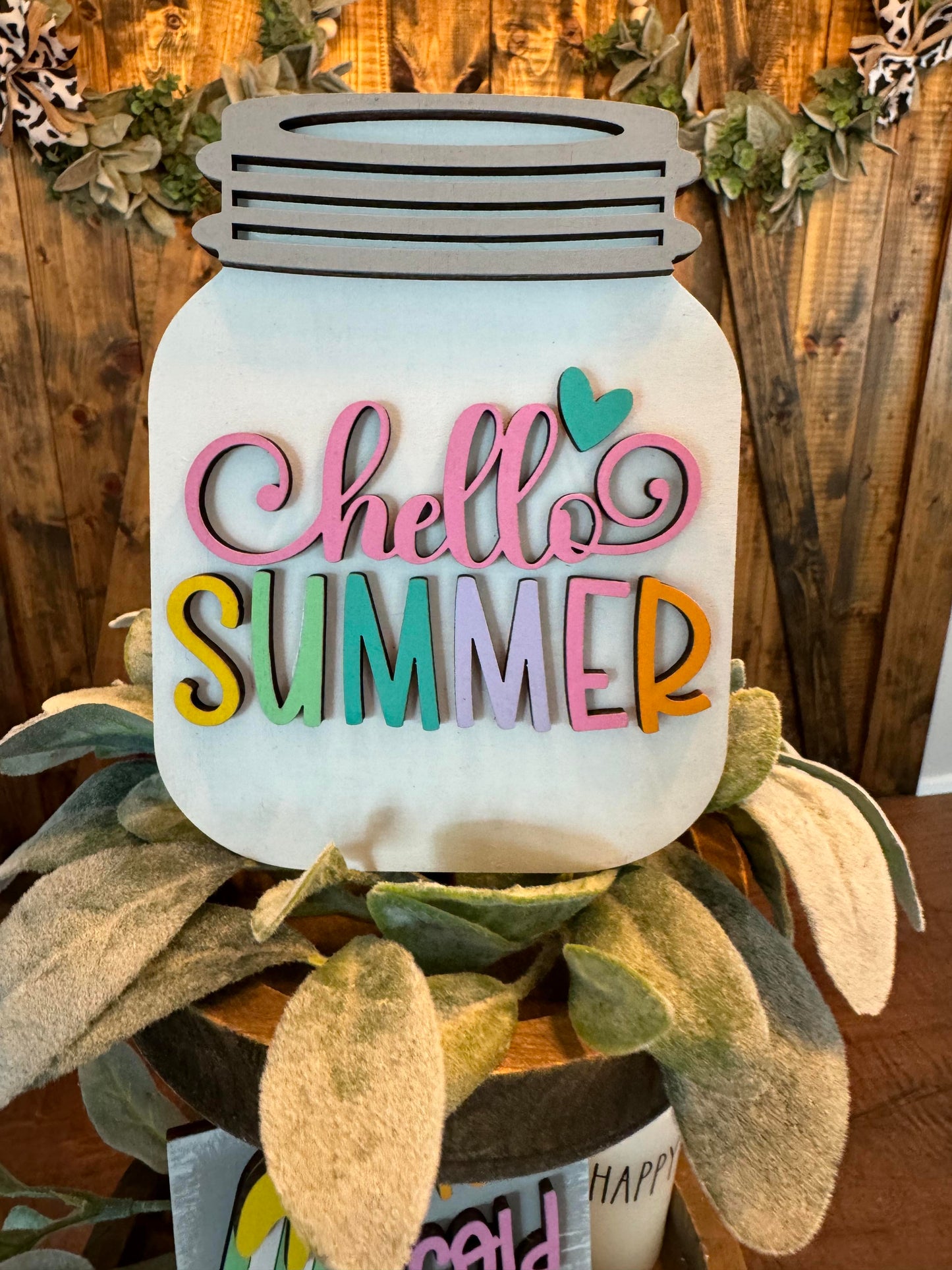 3D Tiered Tray Decor - Summer Popsicle