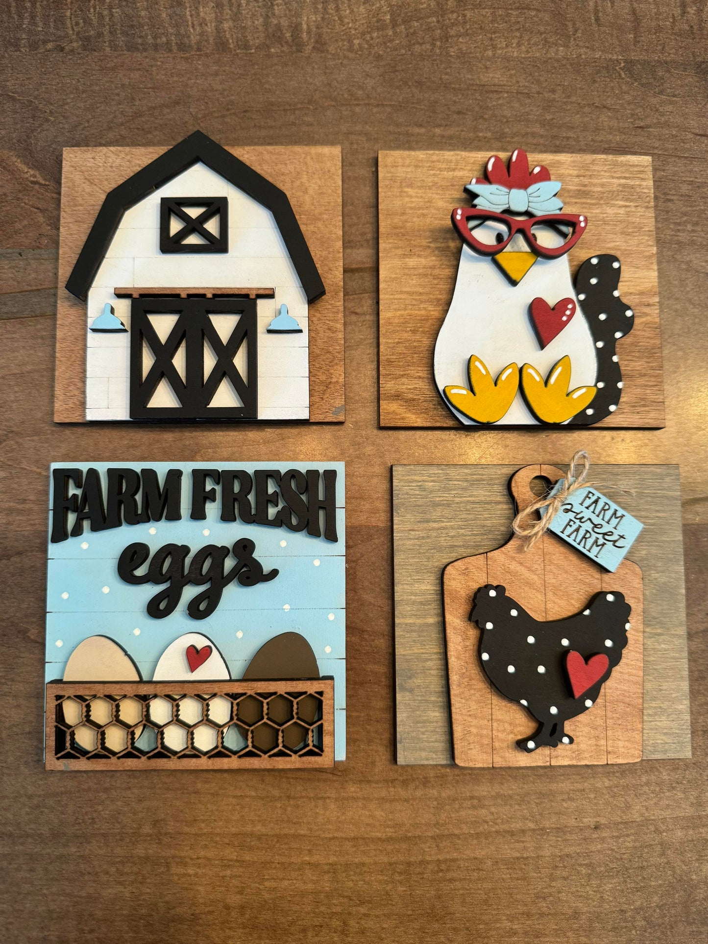 3D Interchangeable Square INSERTS ONLY - Home/Everyday/Birthday