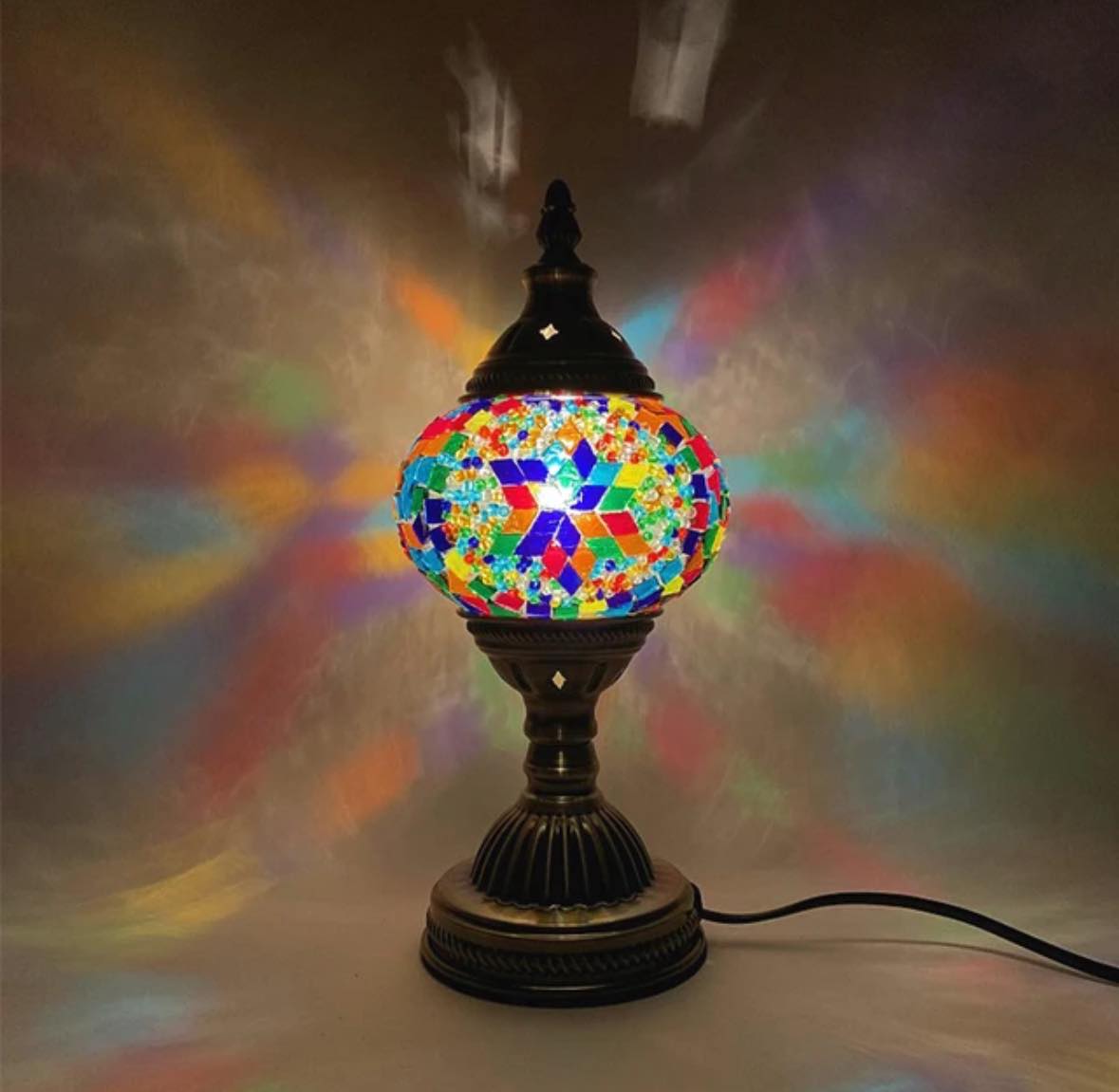 Mosaic glass lamp workshop