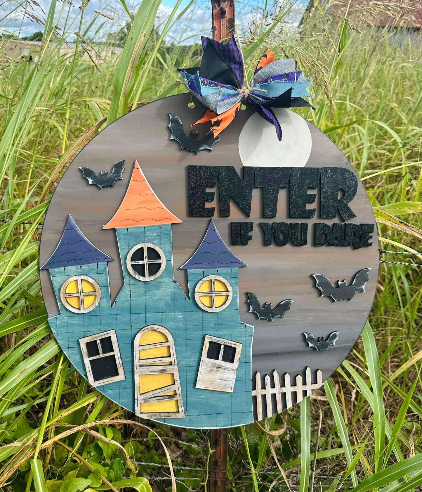 3D Door hanger - Enter if you dare Haunted House