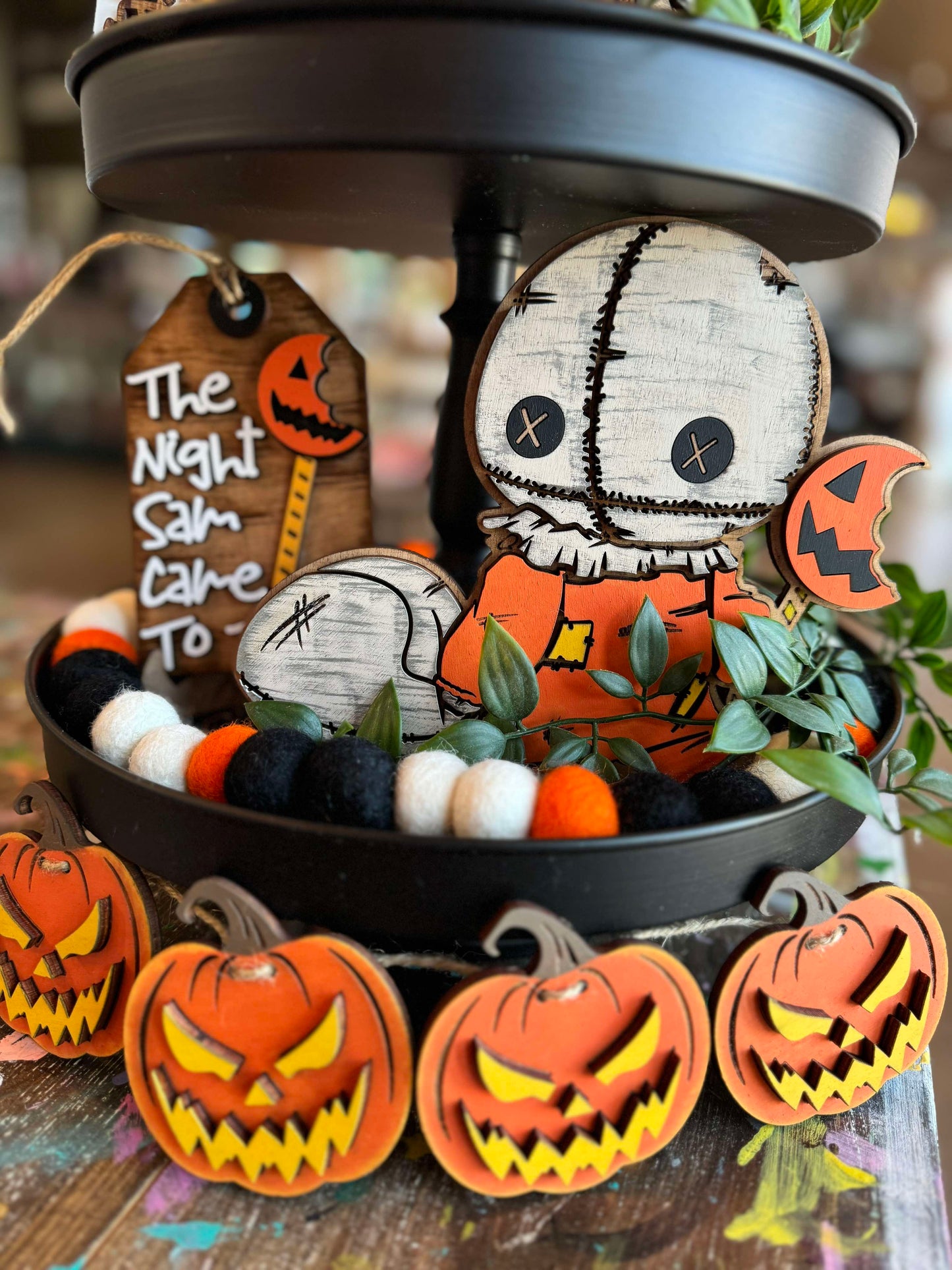 3D Tiered Tray Decor - Trick 'R Treat