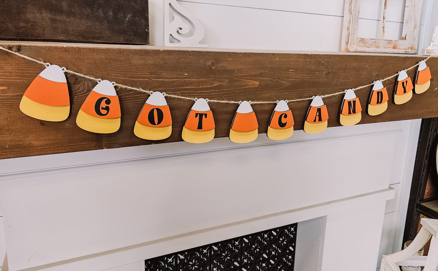 3D Banner - Got Candy - Candy Corn