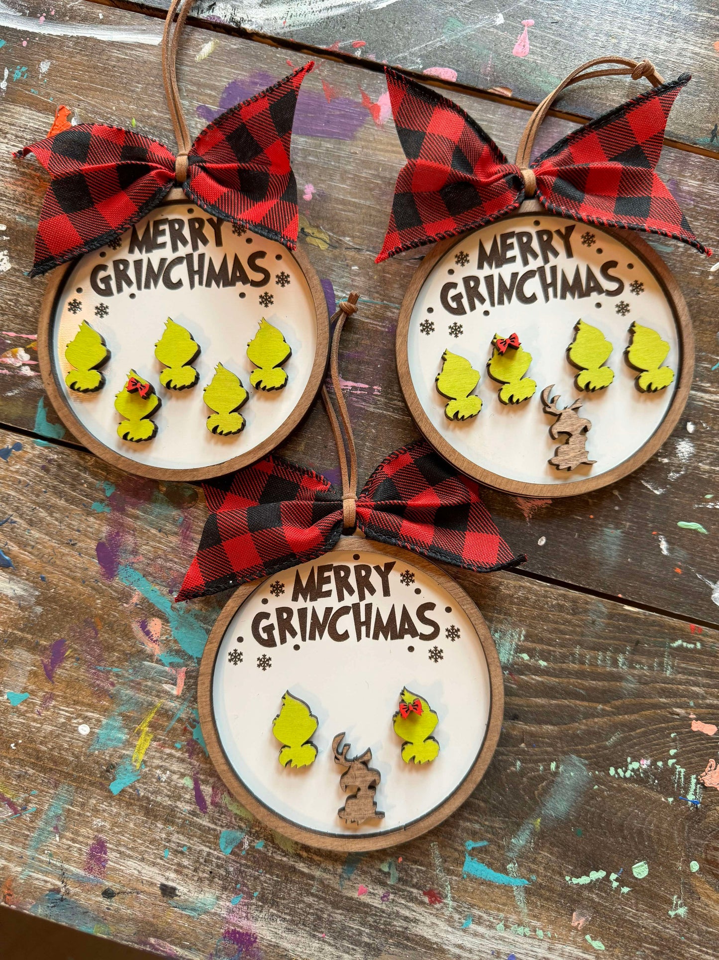 Ornament- Merry Grinchmas Family