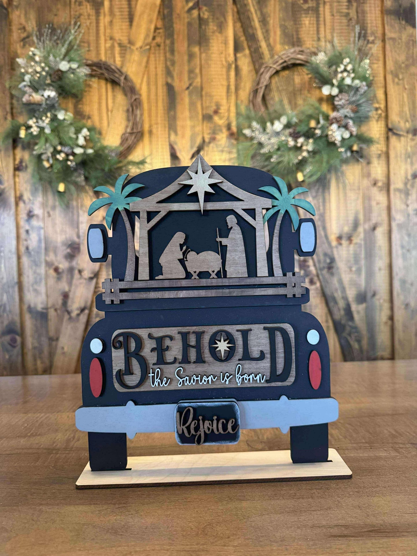 3D Interchangeable Seasonal Truck with stand INSERTS ONLY