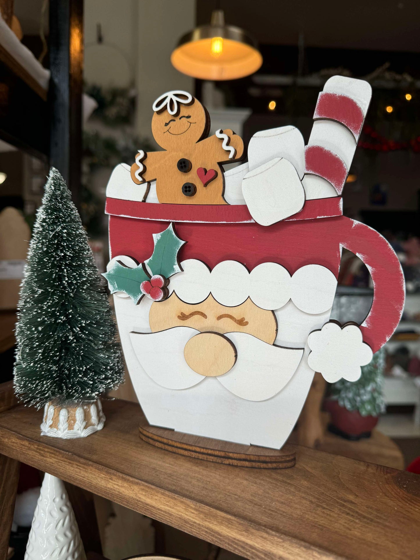 3D Standing Santa Cup