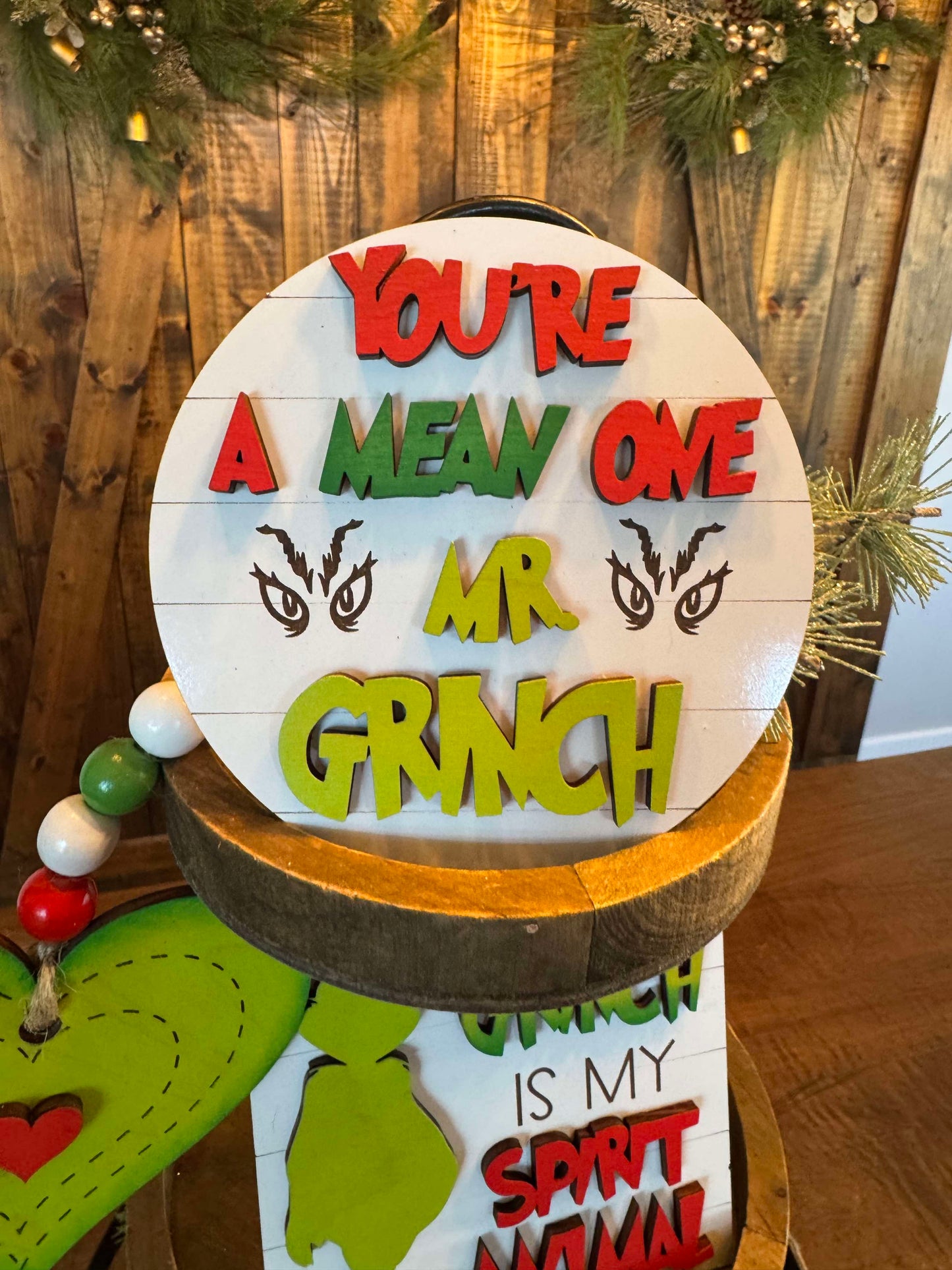 3D Tiered Tray Decor - Mean one - Spirit Animal