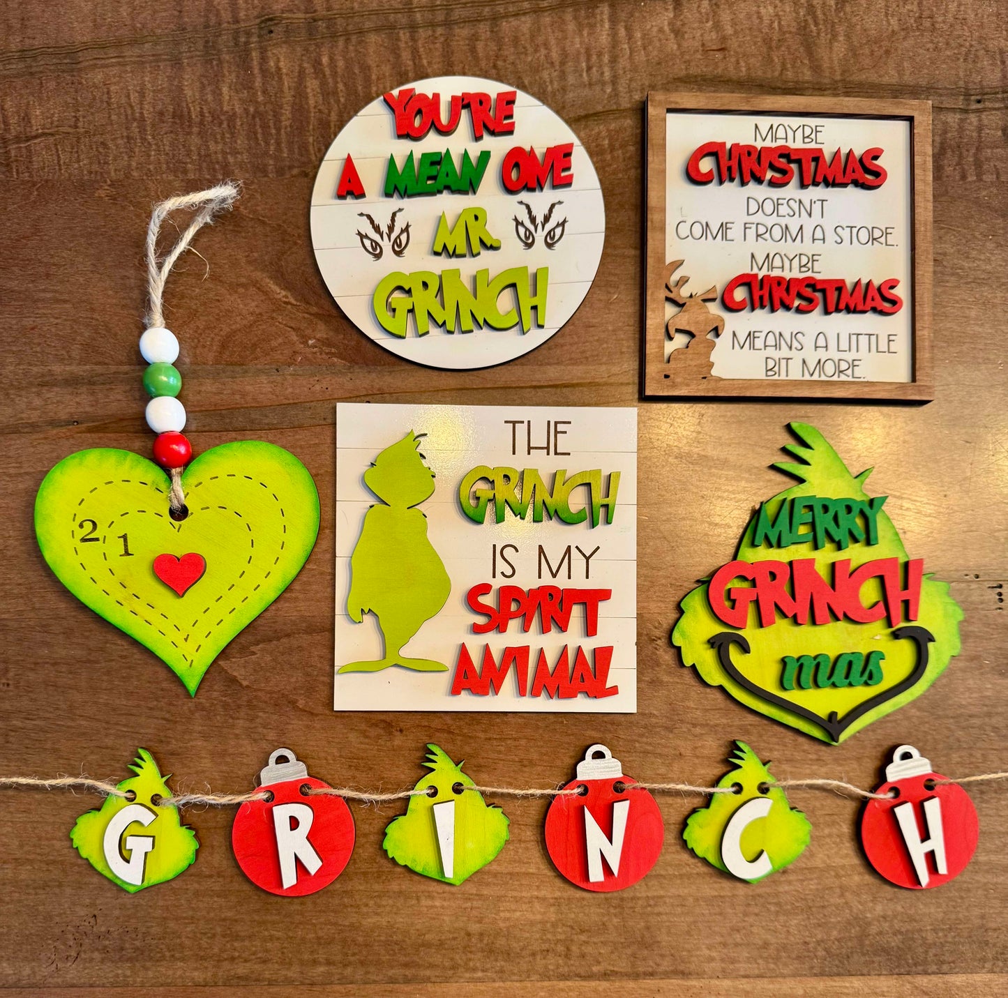 3D Tiered Tray Decor - Mean one - Spirit Animal