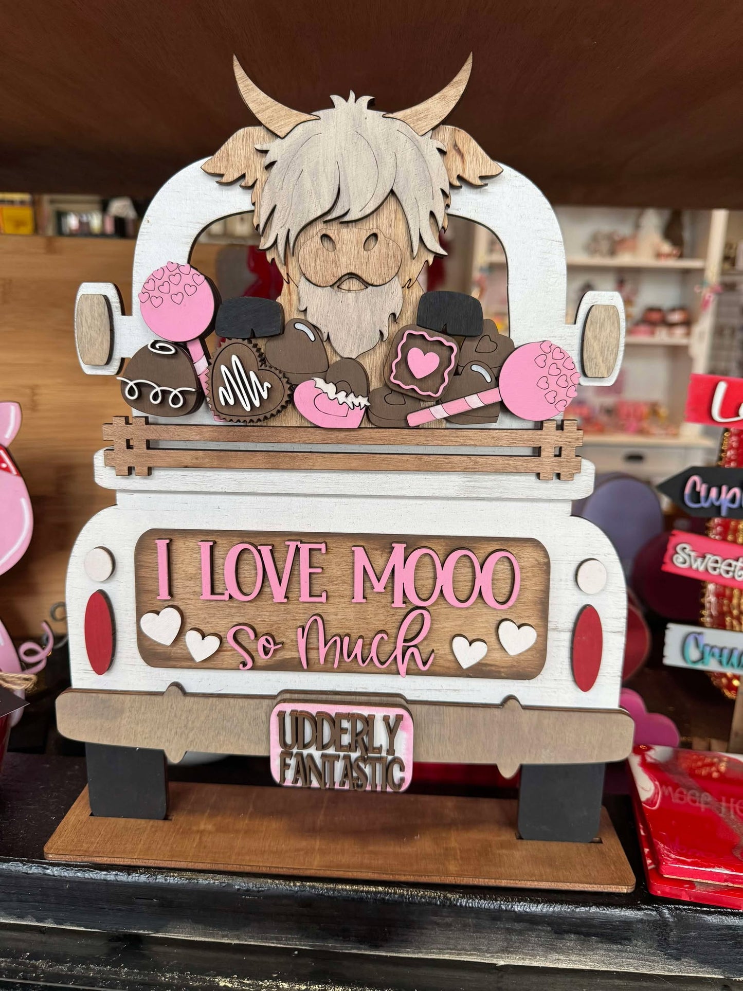 3D Interchangeable Seasonal Truck with stand INSERTS ONLY