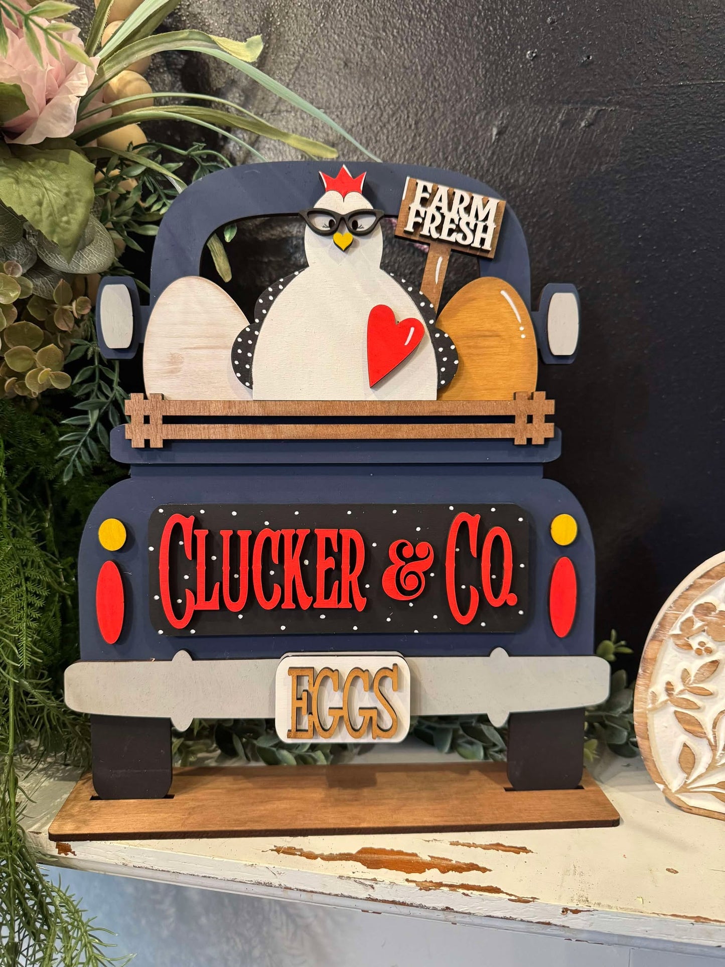 3D Interchangeable Seasonal Truck with stand INSERTS ONLY