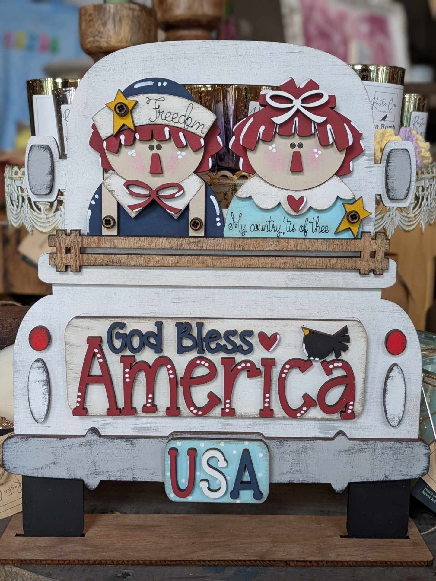 3D Interchangeable Seasonal Truck with stand INSERTS ONLY