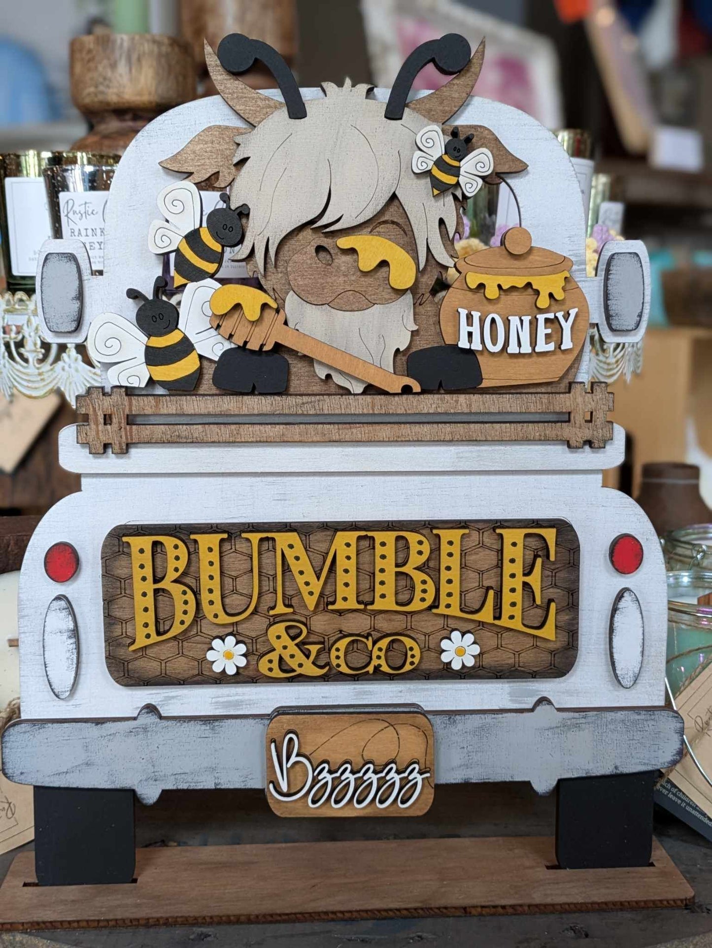 3D Interchangeable Seasonal Truck with stand INSERTS ONLY