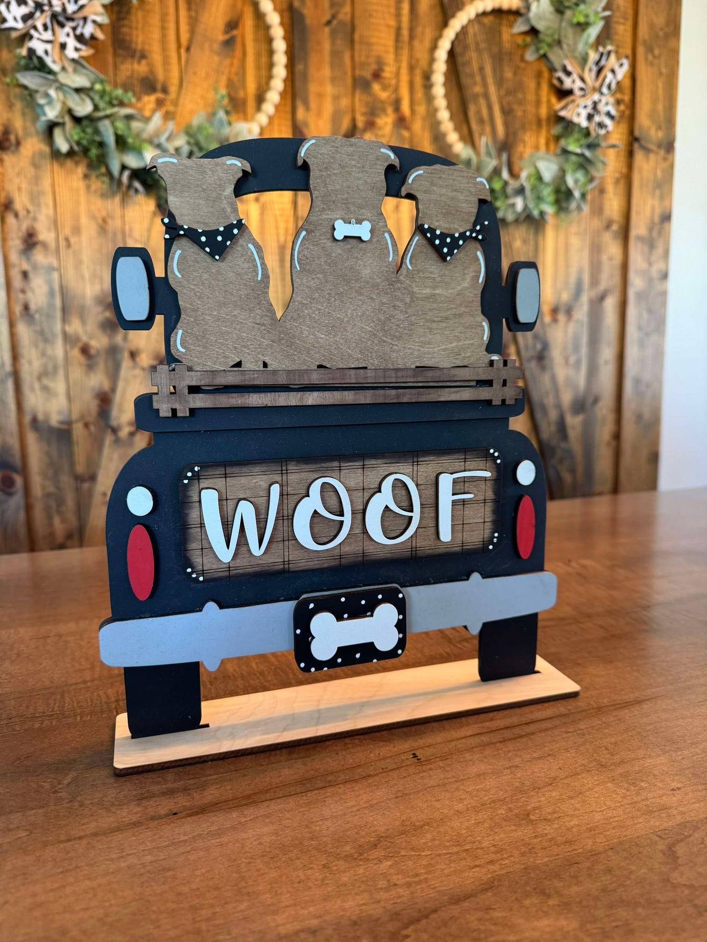 3D Interchangeable Seasonal Truck with stand INSERTS ONLY