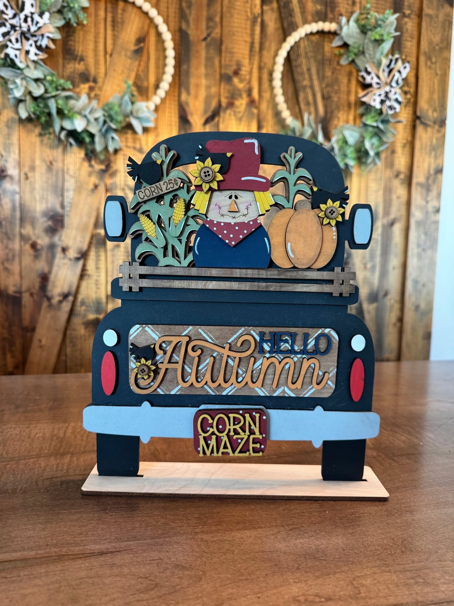 3D Interchangeable Seasonal Truck with stand INSERTS ONLY