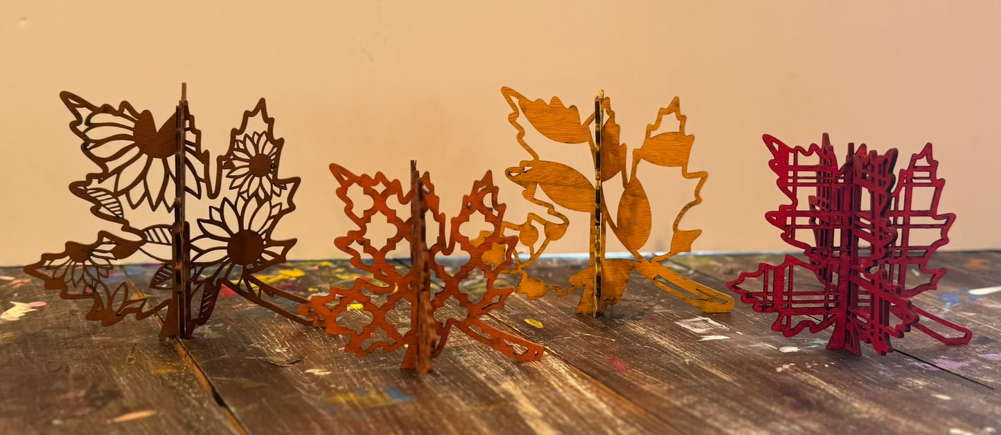 3D Decorative Leaves