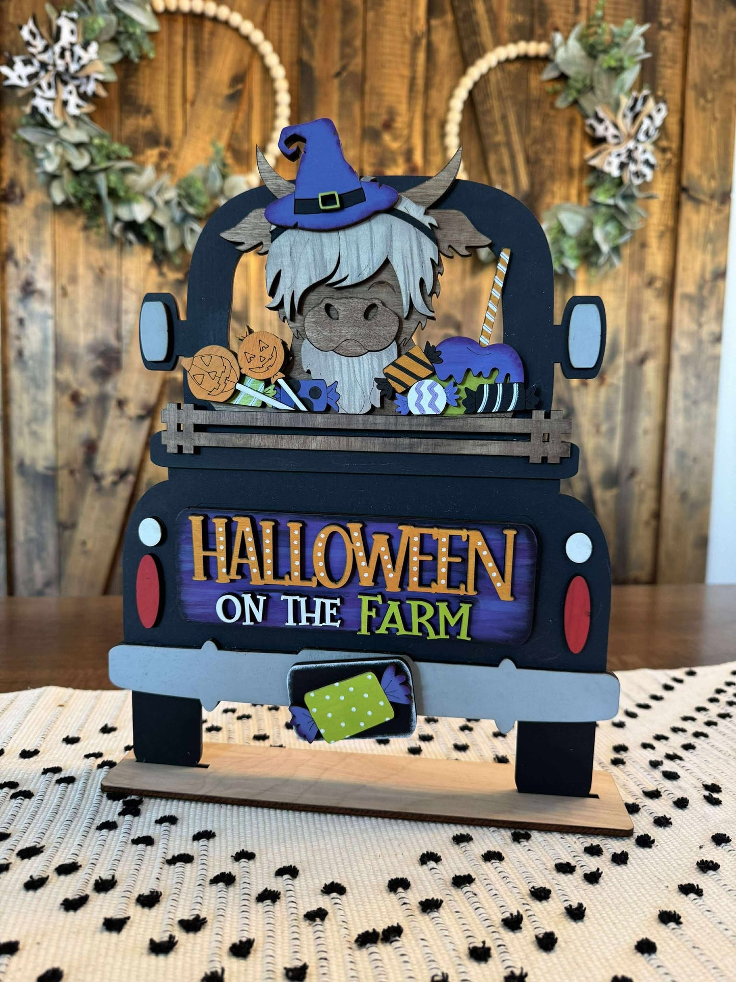 3D Interchangeable Seasonal Truck with stand INSERTS ONLY