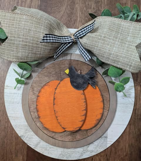 3D Interchangeable Round INSERTS - Fall & Halloween