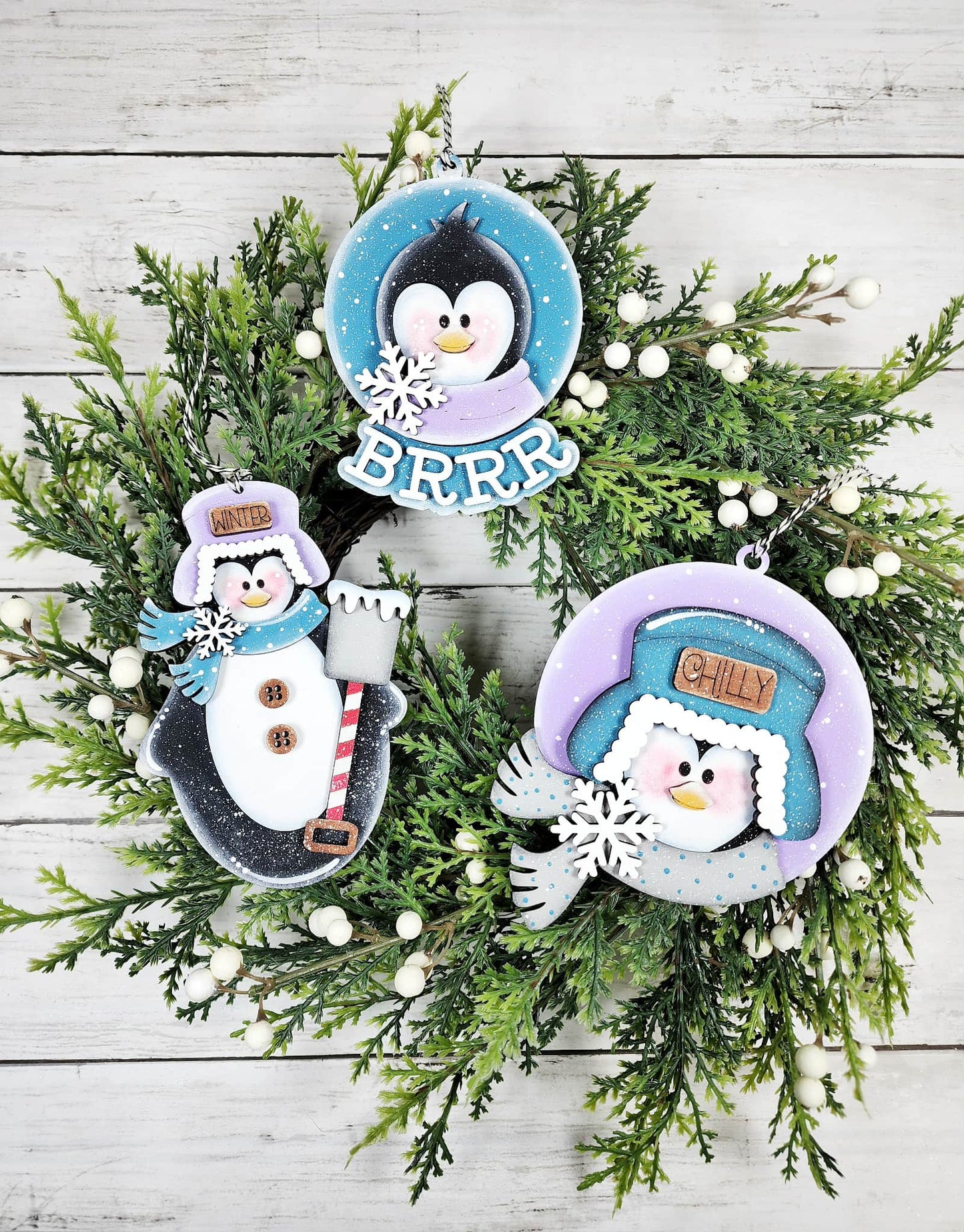 Ornament - Winter Penguins