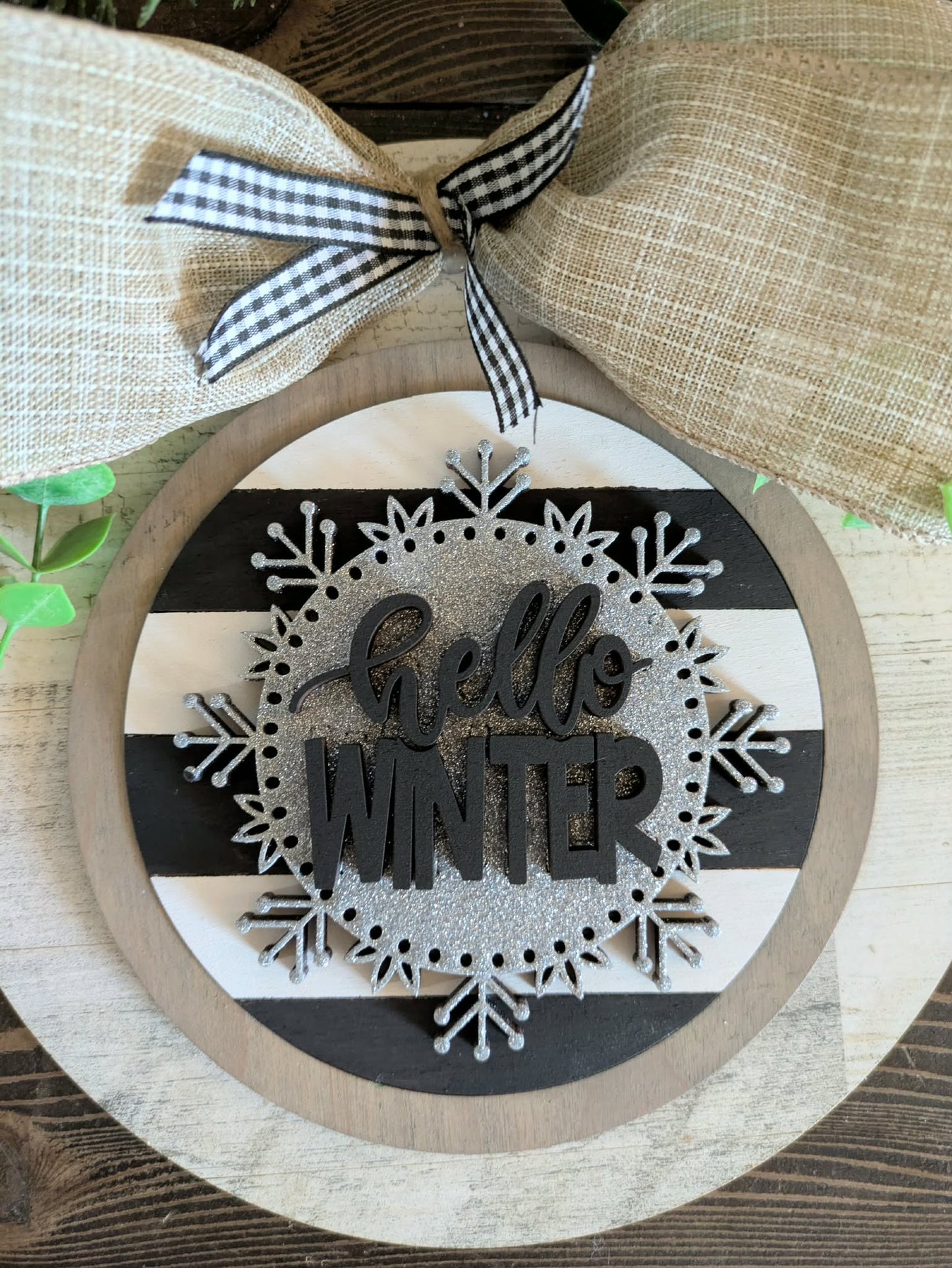 3D Interchangeable Round INSERTS - Winter and Christmas