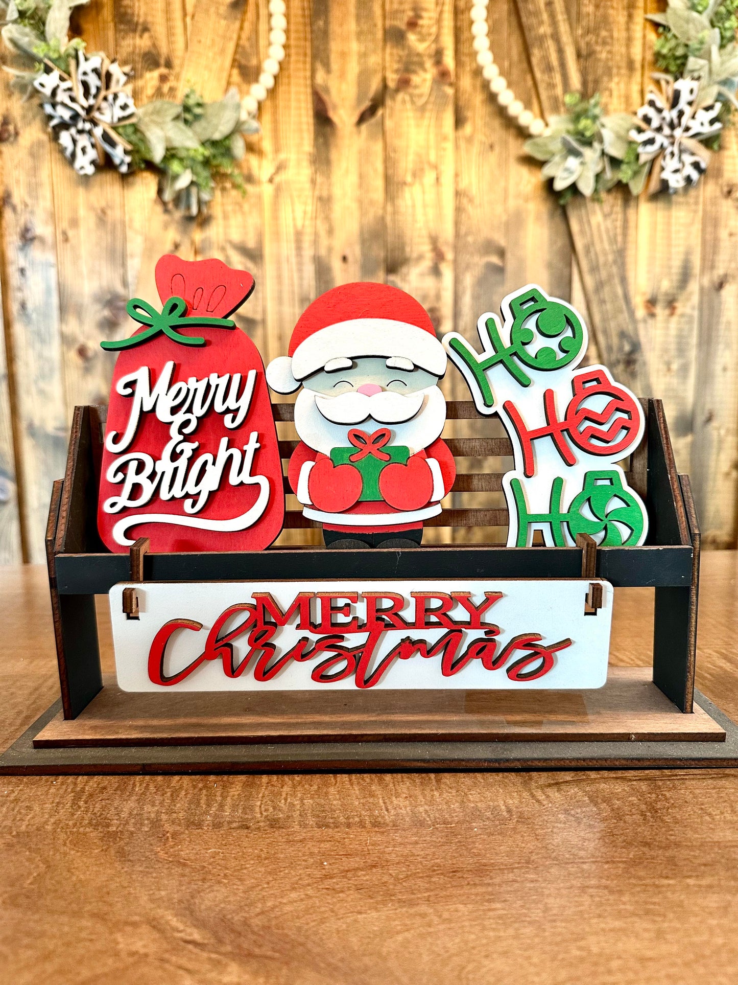 3d Interchangeable Wagon INSERTS - Christmas & Winter