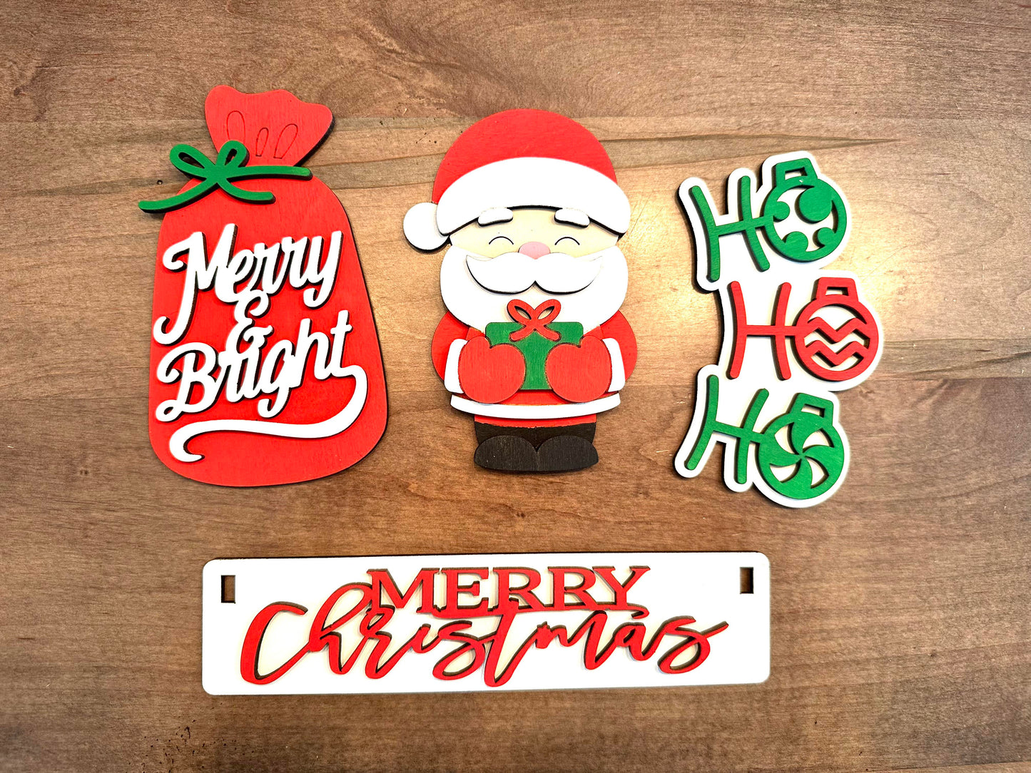 3d Interchangeable Wagon INSERTS - Christmas & Winter