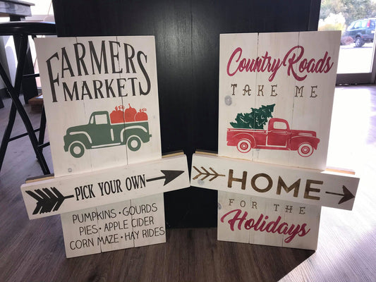 Country roads and Farmers Market Reversible