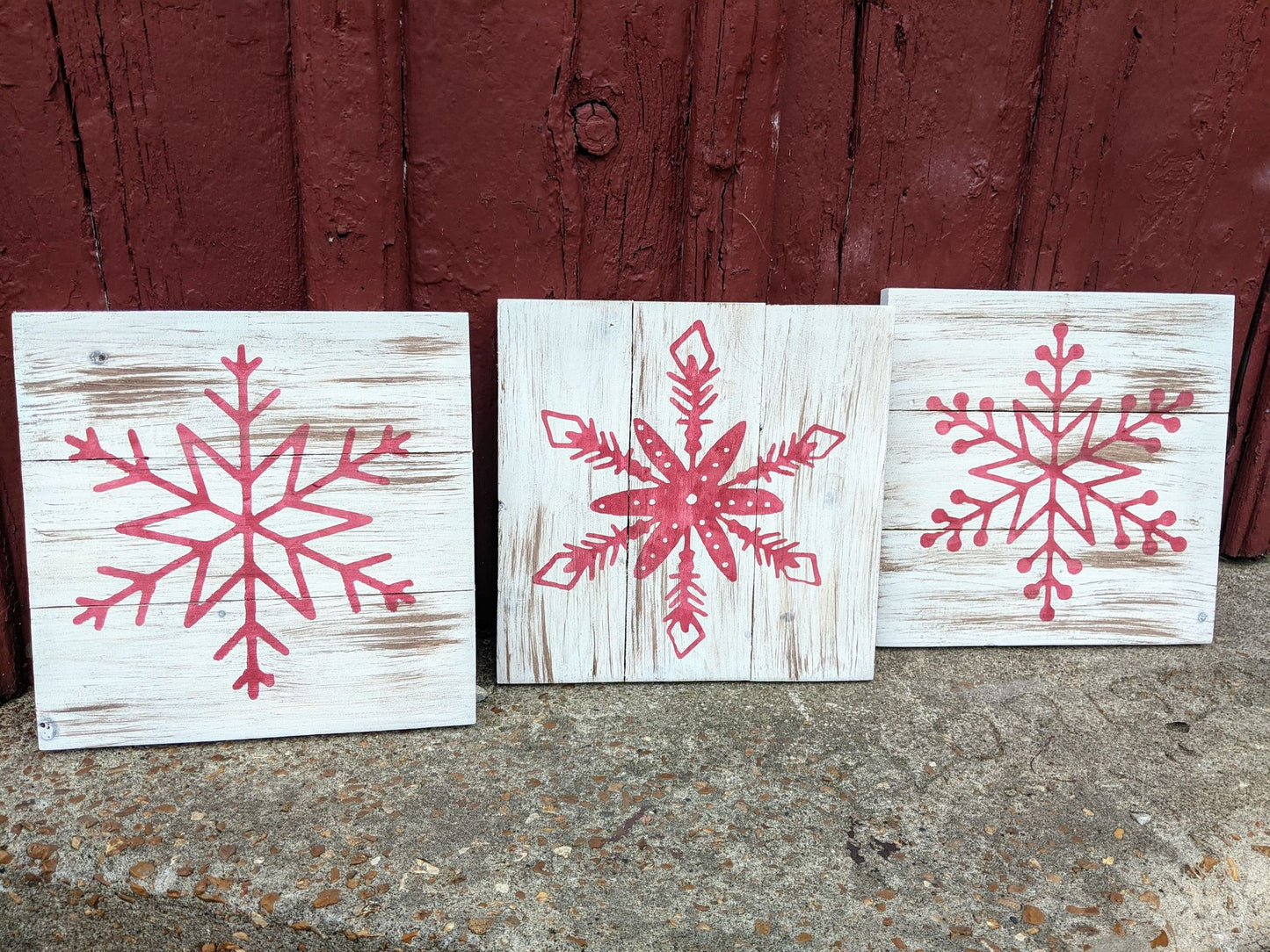 Snowflake trio