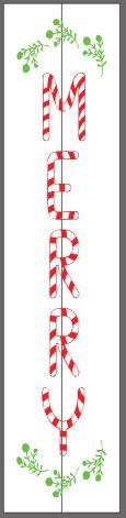 Merry (candy cane words)