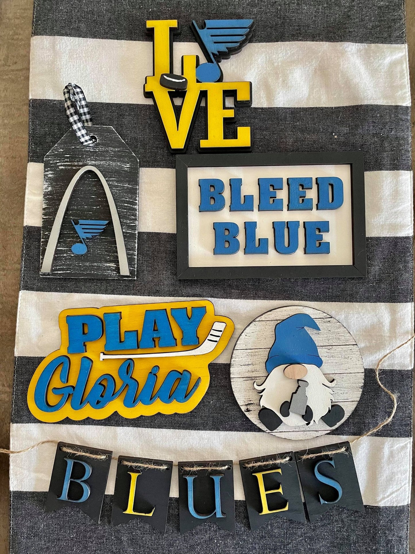 3D Tiered Tray Decor - St Louis Blues