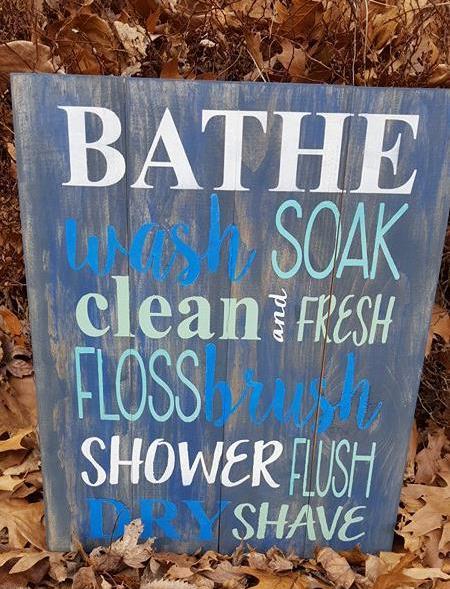 Bathe, wash, soak, clean and fresh