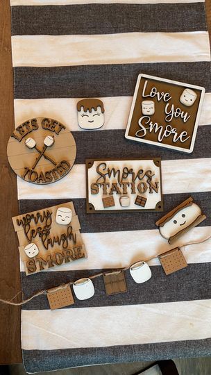 3D Tiered Tray Decor - Smores