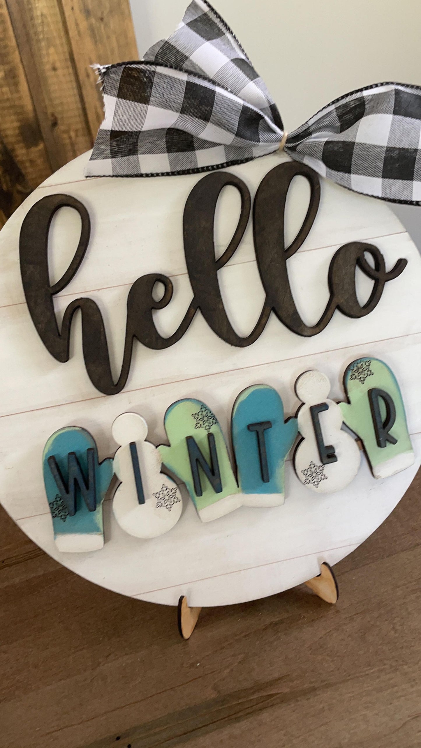 3D Interchangeable Hello Seasonal Round INSERTS