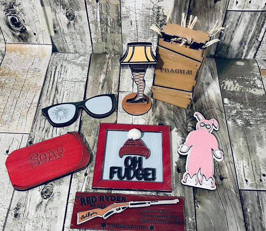 3D Tiered Tray Decor - A Christmas Story