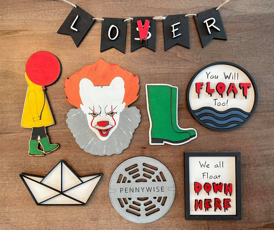 3D Tiered Tray Decor - Clown