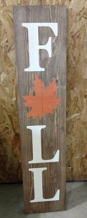 Fall with leaf