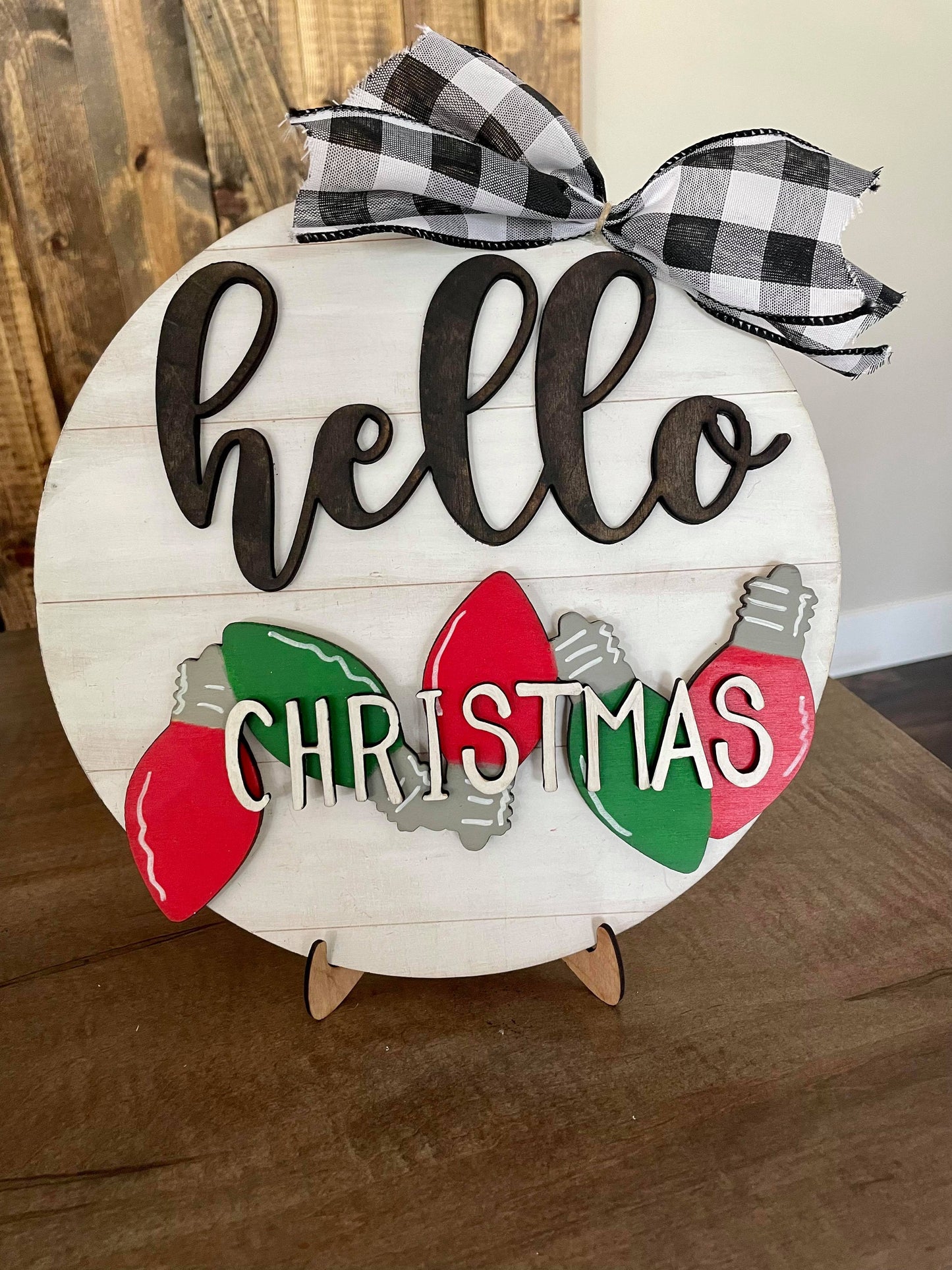 3D Interchangeable Hello Seasonal Round INSERTS