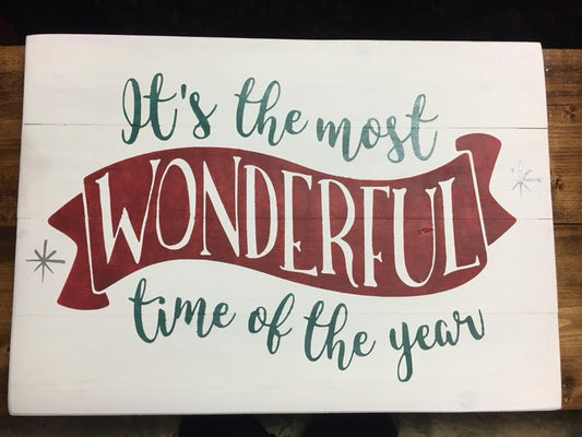 Its the most wonderful time of the year with banner
