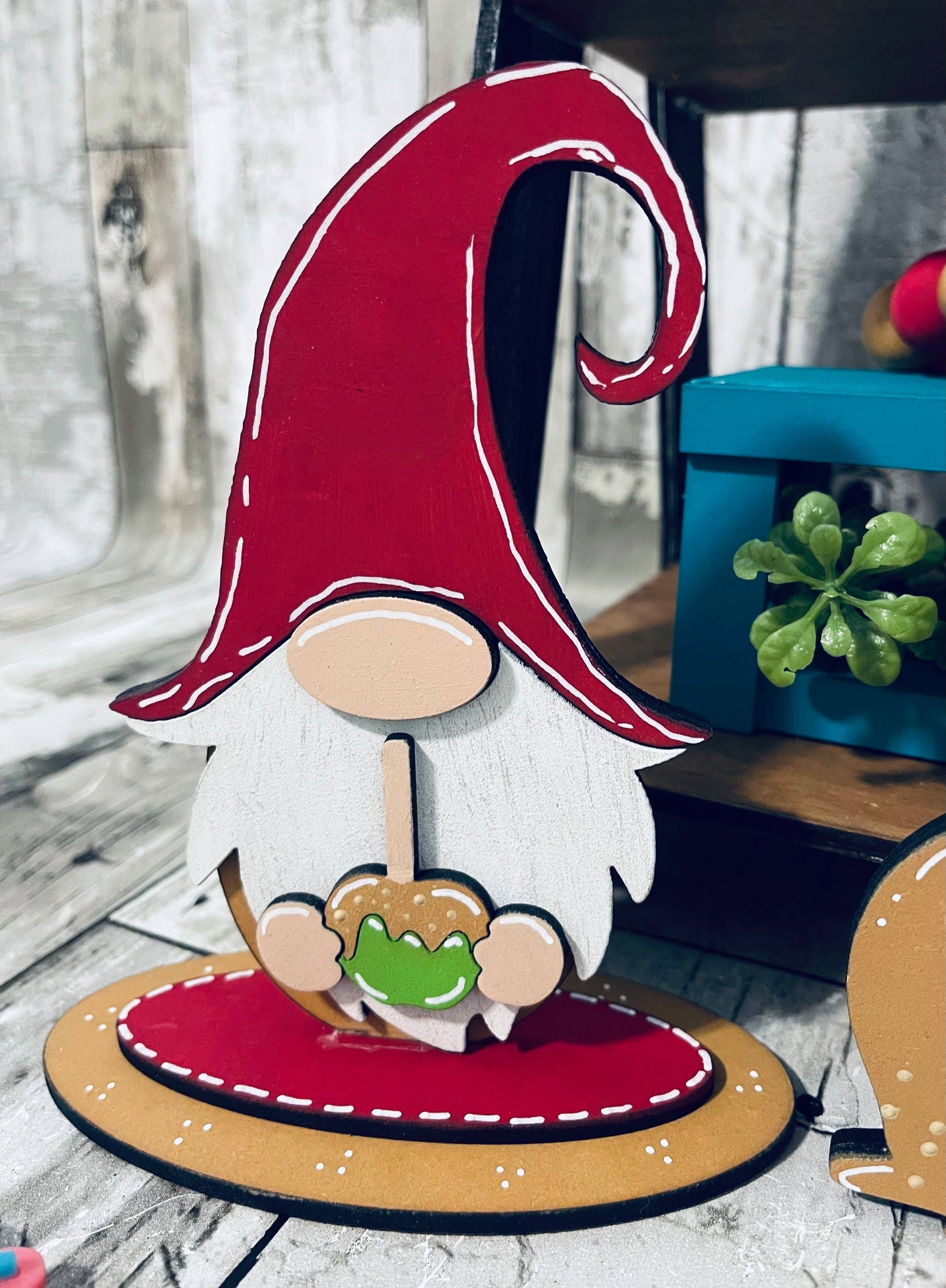 3D Tiered Tray Decor - Caramel Apples