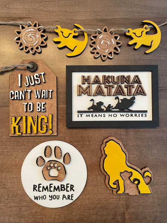 3D Tiered Tray Decor - Lion King