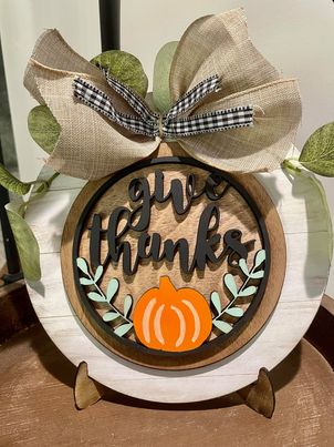 3D Interchangeable Round INSERTS - Fall & Halloween