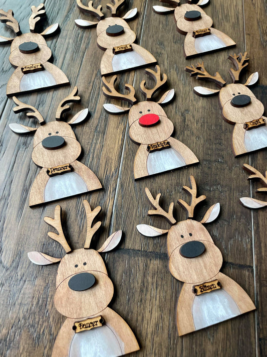 3D Santas Reindeer