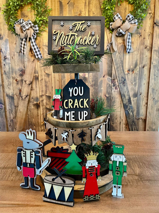 3D Tiered Tray Decor - Nutcracker