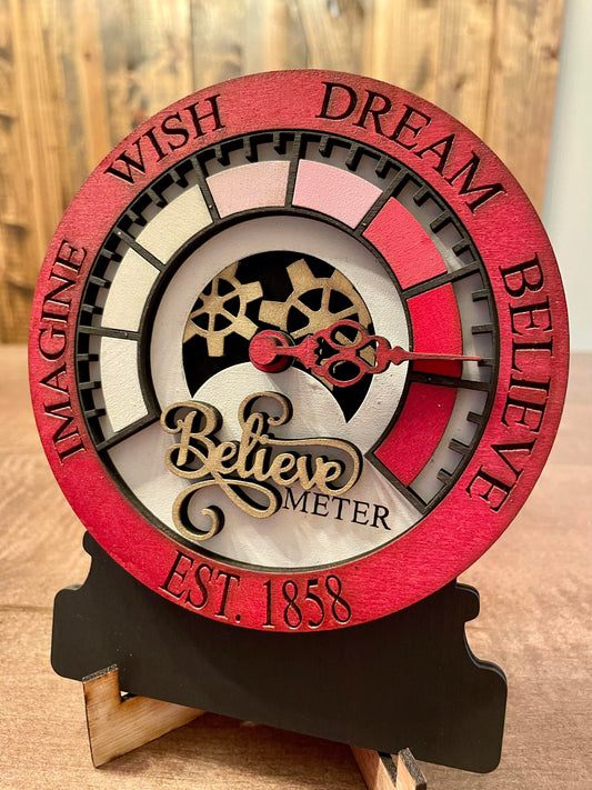 3D Christmas Believe Meter