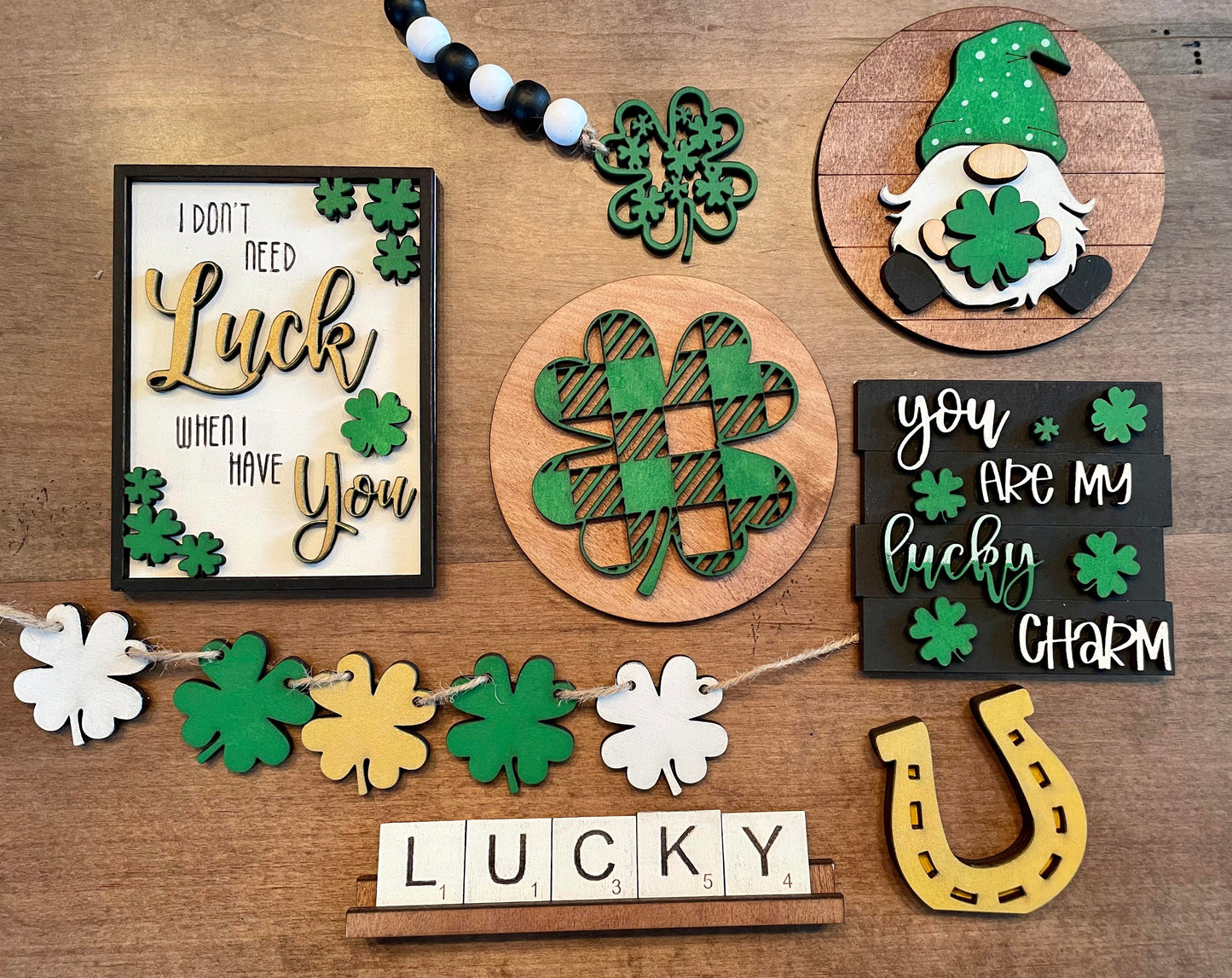 3D Tiered Tray Decor - St Patrick's Day